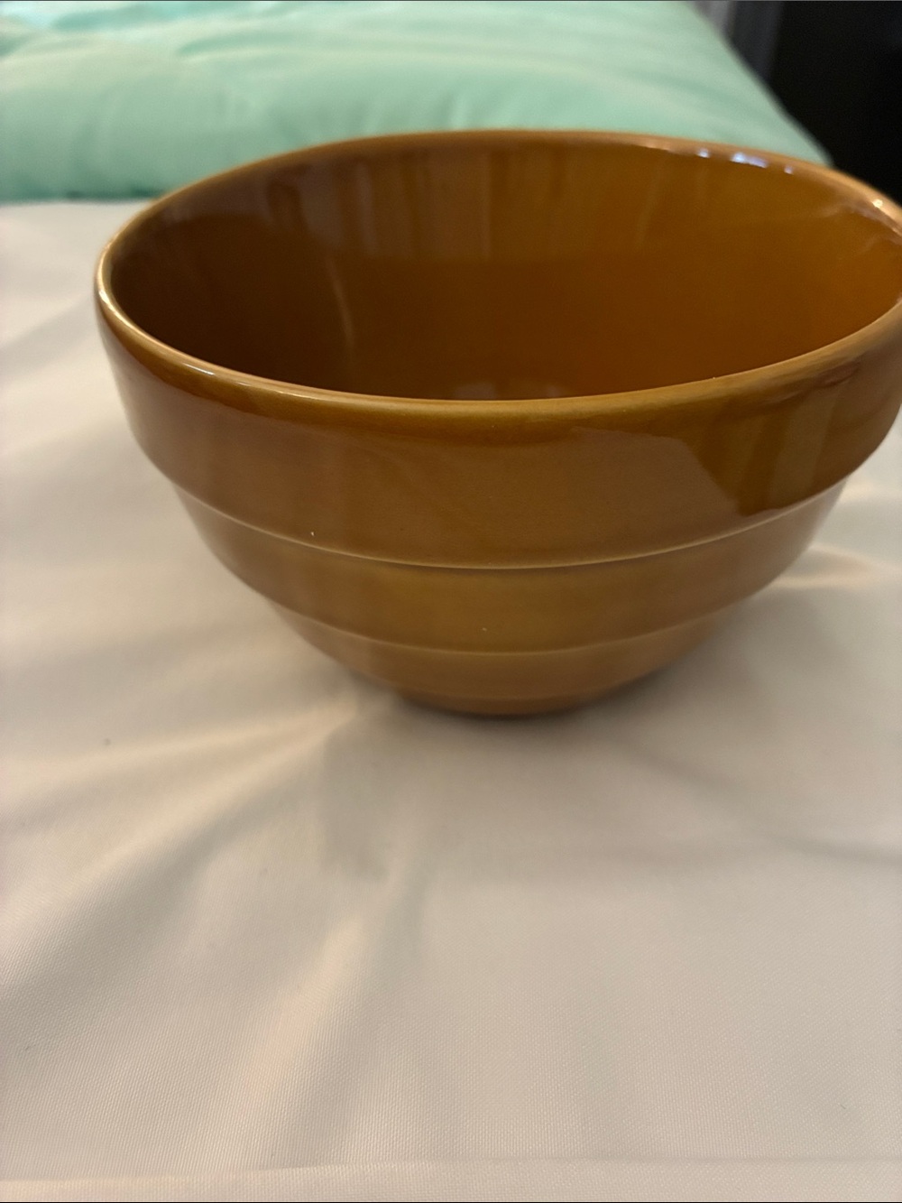 Boston Warehouse Brown Stoneware Cereal Bowl